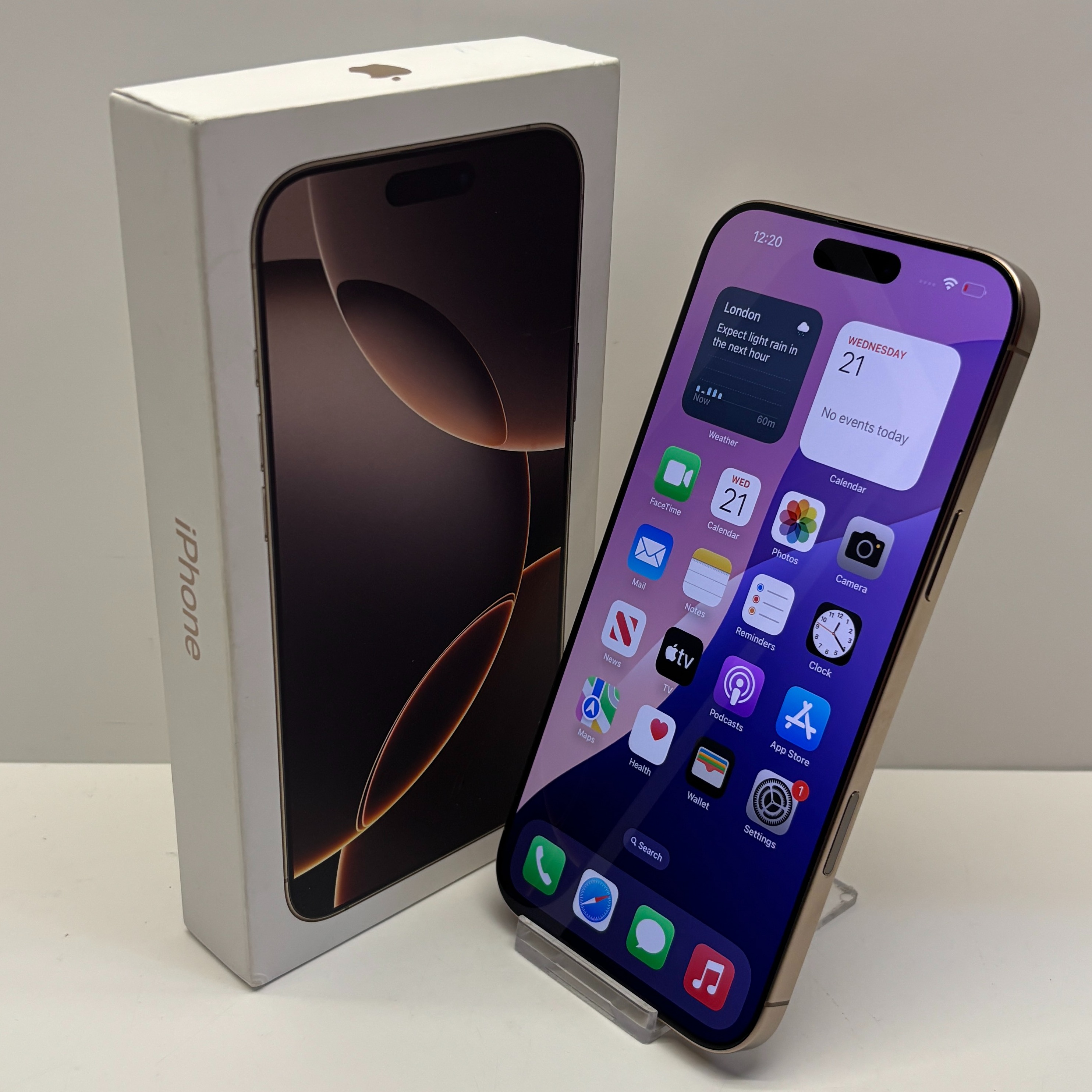 Pre-owned Apple iPhone 16 Pro Max Unlocked Model A3296 256GB in Desert ...